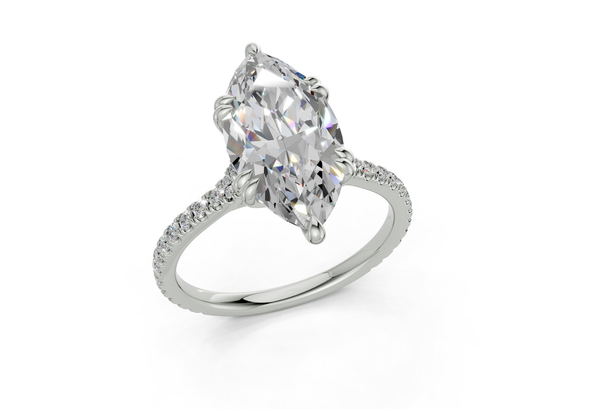 Wisteria Marquise Engagement Ring