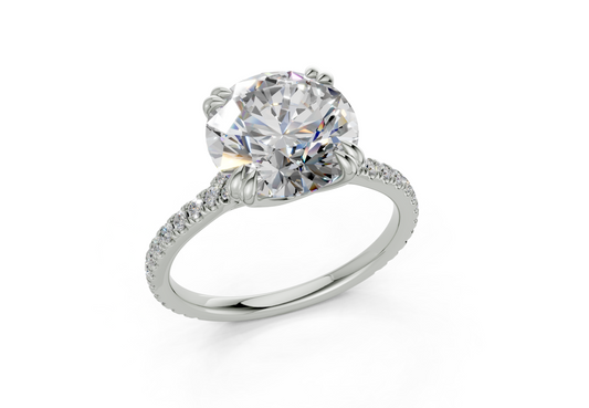 Wisteria Round Engagement Ring