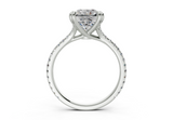 Wisteria Asscher Engagement Ring