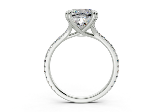 Wisteria Square Cushion Engagement Ring