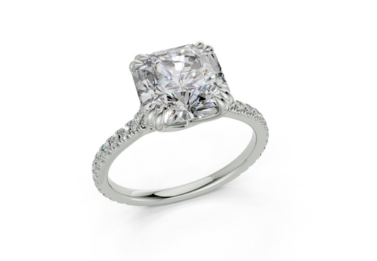 Wisteria Square Radiant Engagement Ring