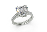 Twin Heart Engagment Ring