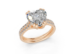 Twin Heart Engagment Ring