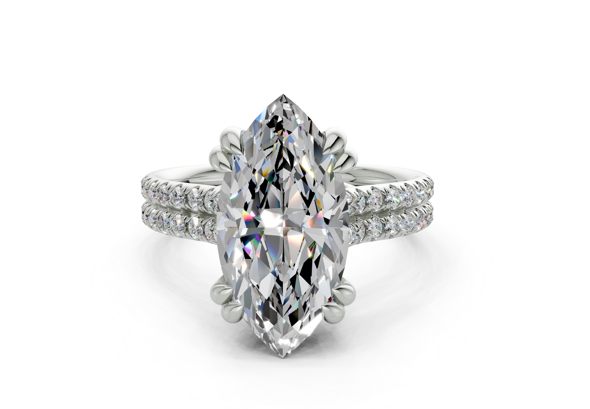 Twin Marquise Engagment Ring