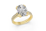 Twin Oval Engagement Ring