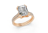 Twin Radiant Engagment Ring