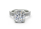 Twin Round Engagment Ring