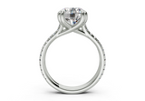 Twin Round Engagement Ring