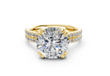 Twin Round Engagment Ring