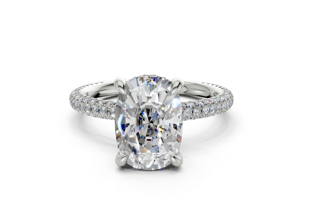 Acacia Elongated Cushion Engagement Ring