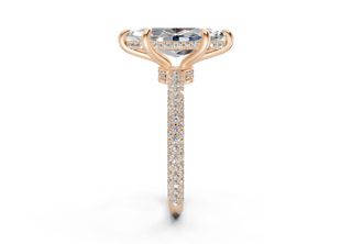 Acacia Pave 2.2mm Enagaement Ring