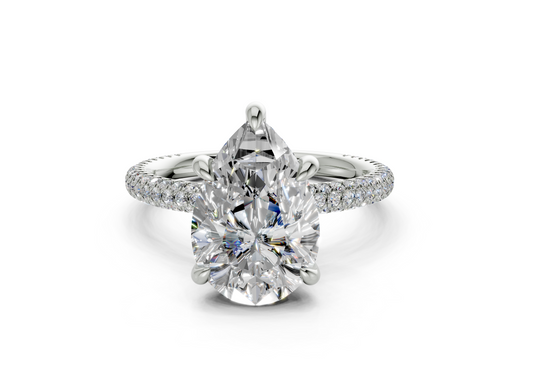 Acacia Pear Engagement Ring