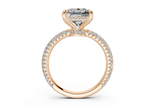 Acacia Pave 2.2mm Enagaement Ring