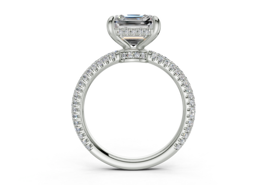 Acacia Asscher Engagement Ring