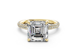 Acacia Asscher Engagement Ring