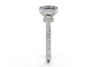 Acacia Pave 2.2mm Enagaement Ring