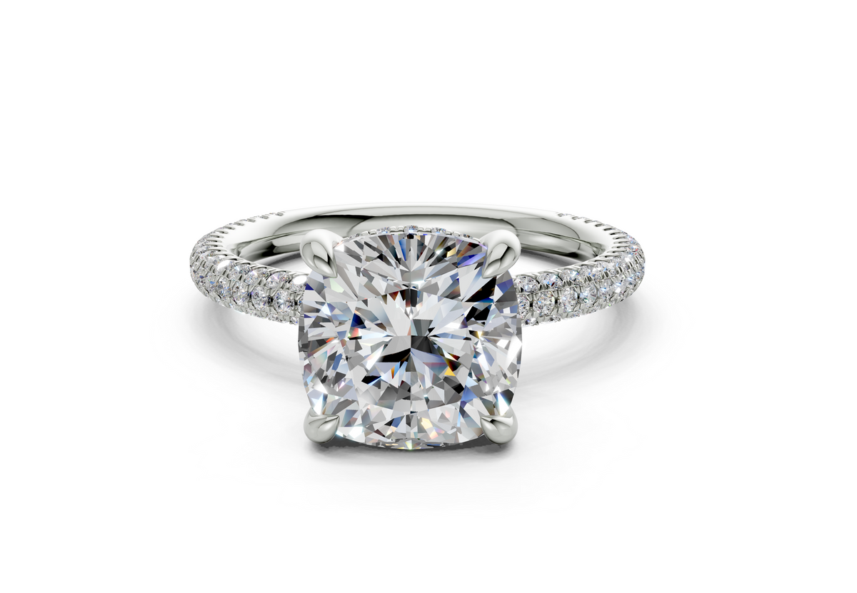 Acacia Square Cushion Engagement Ring