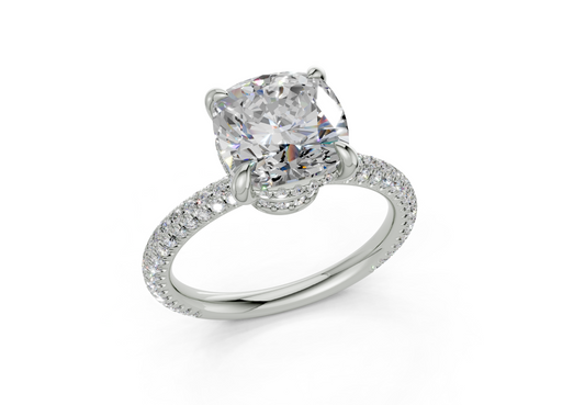 Acacia Square Cushion Engagement Ring