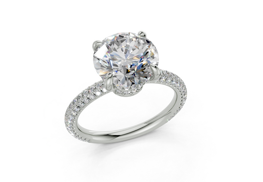 Acacia Round Engagement Ring