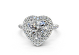 Anemone Heart Engagement Ring