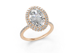 Anemone Oval Engagement Ring