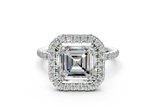 Anemone Asscher Engagement Ring