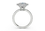 Anemone Asscher Engagement Ring