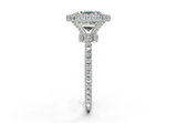 Anemone Asscher Engagement Ring