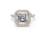 Anemone Asscher Engagement Ring