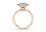 Anemone Asscher Engagement Ring