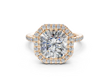 Anemone Square Radiant Engagement Ring