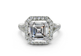 Bluebell Asscher Engagement Ring