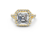 Bluebell Asscher Engagement Ring