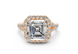 Bluebell Asscher Engagement Ring