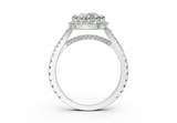 Bluebell Elongated Cushion Engagement Ring