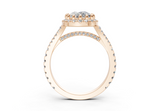 Bluebell Elongated Cushion Engagement Ring