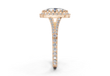 Bluebell Elongated Cushion Engagement Ring