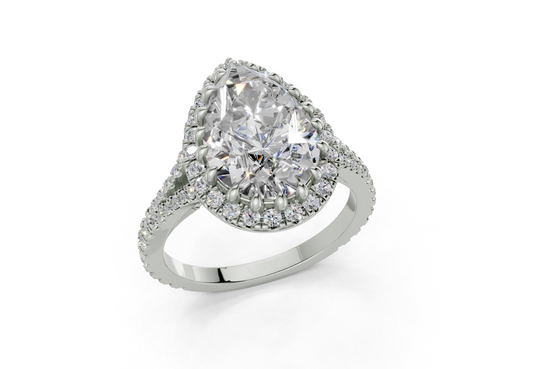 Bluebell Pear Engagement Ring