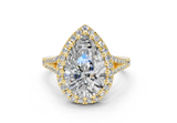 Bluebell Pear Engagement Ring