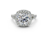 Bluebell Square Cushion Engagement Ring