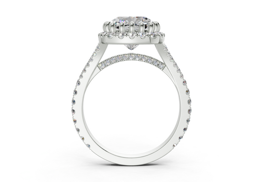 Bluebell Square Cushion Engagement Ring