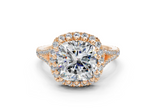 Bluebell Square Cushion Engagement Ring