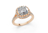 Bluebell Square Cushion Engagement Ring