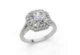 Bluebell Square Radiant Engagement Ring