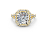 Bluebell Square Radiant Engagement Ring