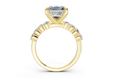 Linora Asscher Diamond  Engagement Ring