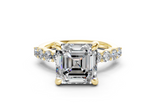 Linora Asscher Diamond Engagement Ring