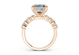 Linora Asscher Diamond Engagement Ring