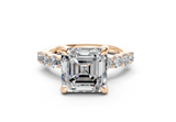 Linora Asscher Diamond Engagement Ring