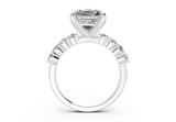 Linora Asscher Diamond Engagement Ring